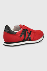Armani Exchange Men’s Sneakers ECO-SUEDE Red+Black